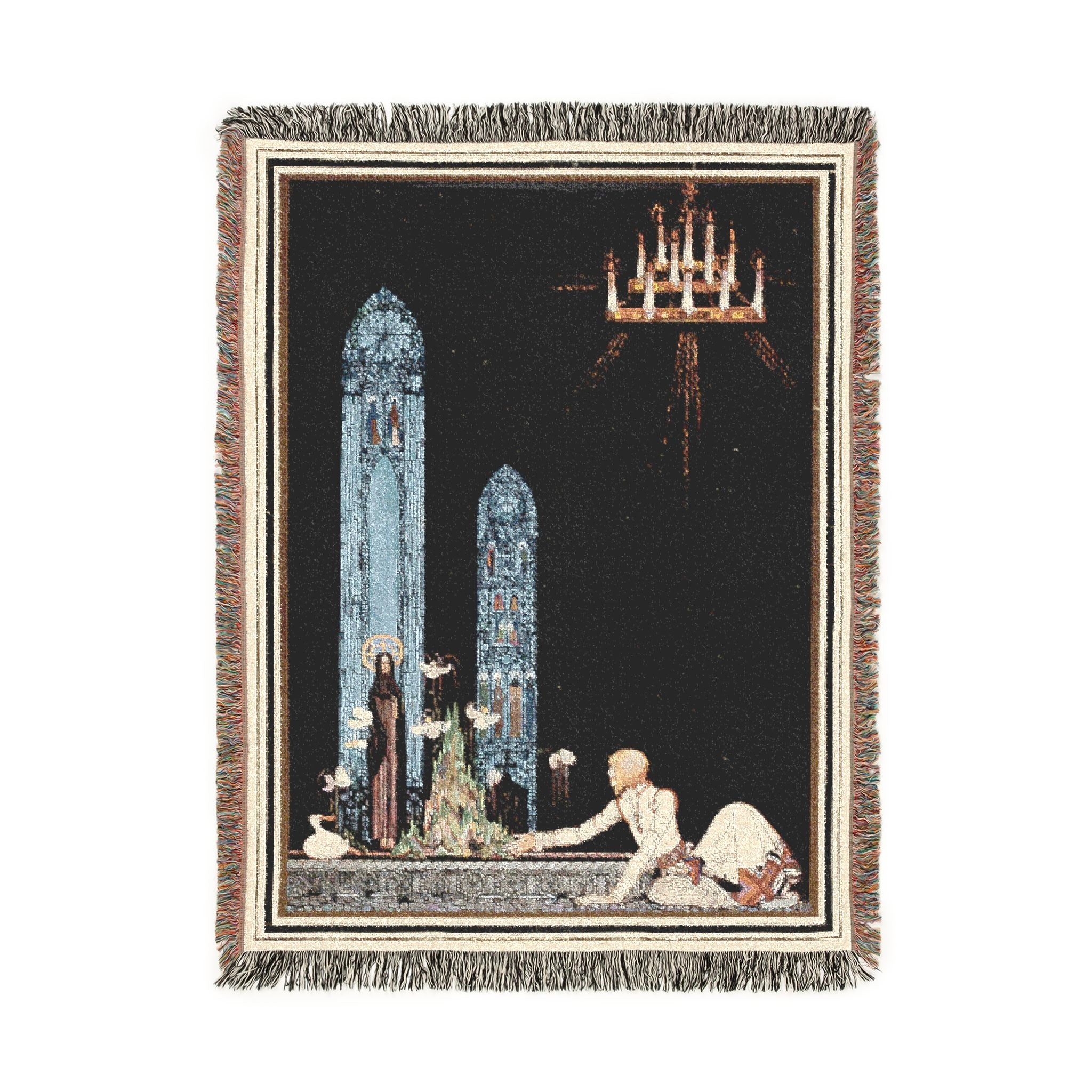 chandeliers & stained glass