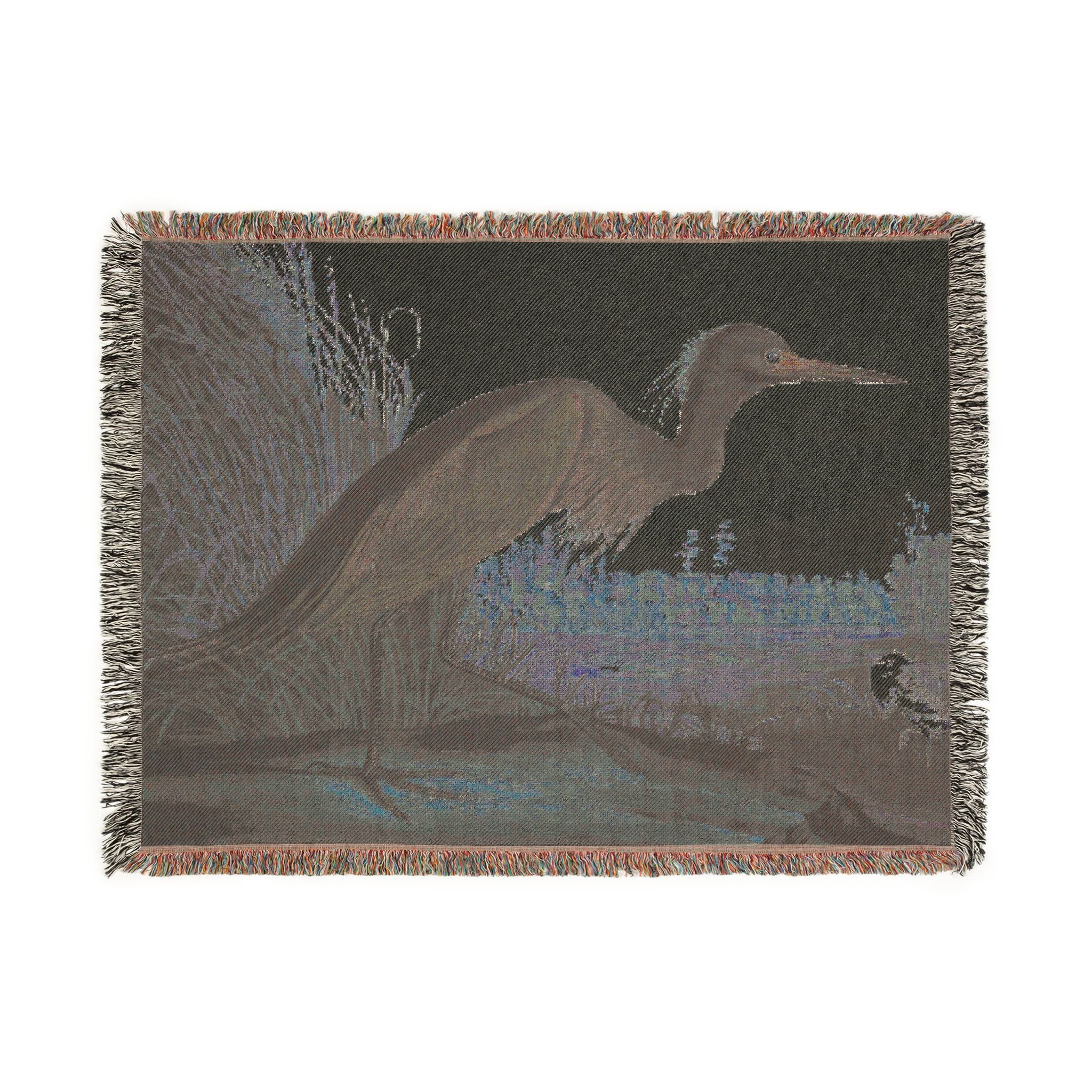 blue heron staredown