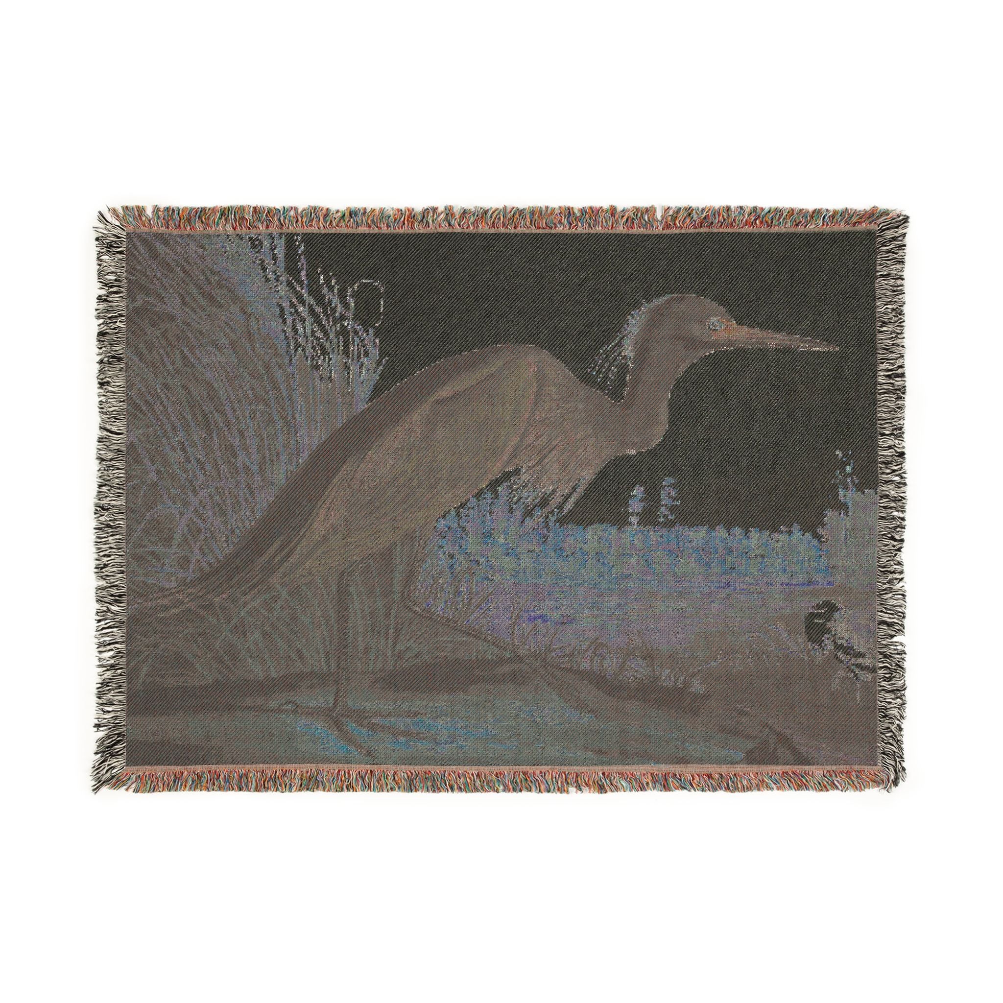 blue heron staredown